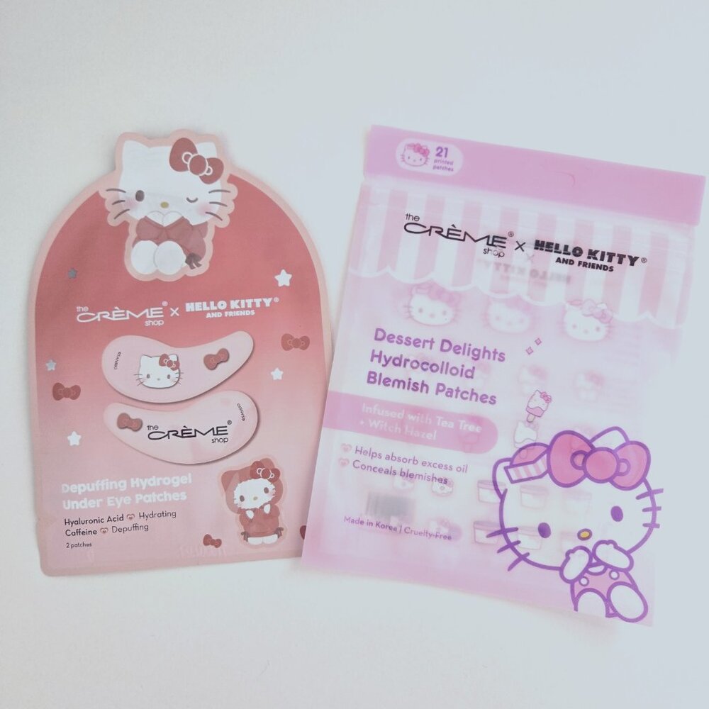 Hello Kitty x Creme Patch Set - Eye Patches (2) and Blemish Patches (21)
